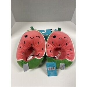 Squishmallows Women’s Wanda the Watermelon Slippers Size 5-6